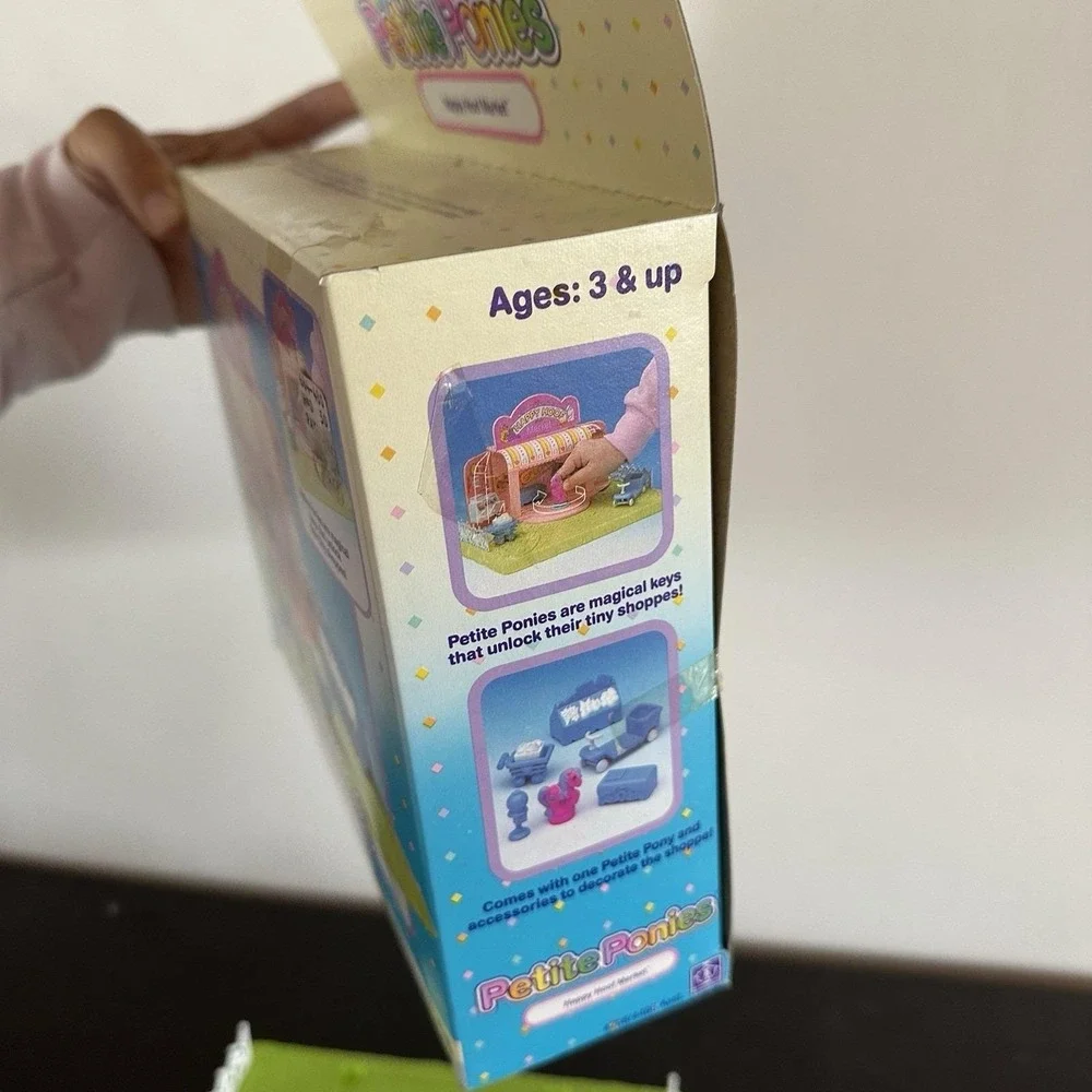 My Little Pony PETITE PONIES Happy Hoof Market W/ Box Hasbro 1989 Missing Pieces